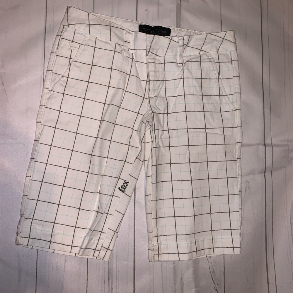 Fox plaid shorts